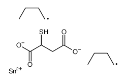 2-(2,2-dibutyl-5-oxo-1,3,2-oxathiastannolan-4-yl)acetic acid Structure