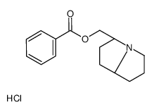 [(3S,8S)-2,3,5,6,7,8-hexahydro-1H-pyrrolizin-3-yl]methyl benzoate,hydrochloride结构式