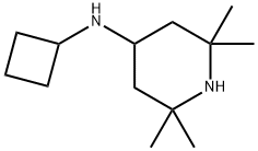 Cyclobutyl-(2,2,6,6-tetramethyl-piperidin-4-yl)-amine Structure