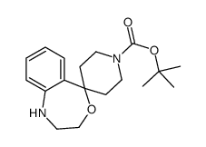 tert-butyl 2,3-dihydro-1H-spiro[benzo[e][1,4]oxazepine-5,4'-piperidine]-1'-carboxylate结构式