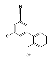 3-hydroxy-5-[2-(hydroxymethyl)phenyl]benzonitrile结构式