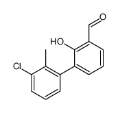 3-(3-chloro-2-methylphenyl)-2-hydroxybenzaldehyde Structure