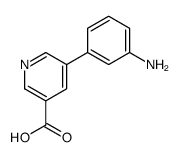 5-(3-aminophenyl)pyridine-3-carboxylic acid Structure