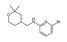 6-bromo-N-((2,2-dimethyltetrahydro-2H-pyran-4-yl)methyl)pyridin-2-amine Structure