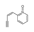 Pyridine, 2-(1Z)-1-buten-3-ynyl-, 1-oxide (9CI) structure