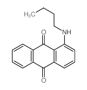 9,10-Anthracenedione,1-(butylamino)- structure
