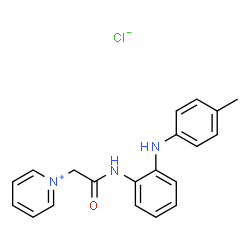 N-[2-[(4-methylphenyl)amino]phenyl]-2-pyridin-1-yl-acetamide chloride Structure
