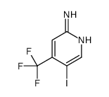 5-iodo-4-(trifluoromethyl)pyridin-2-amine结构式