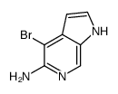 4-bromo-1H-pyrrolo[2,3-c]pyridin-5-ylamine Structure