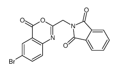 2-[(6-bromo-4-oxo-3,1-benzoxazin-2-yl)methyl]isoindole-1,3-dione结构式