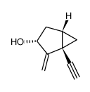 Bicyclo[3.1.0]hexan-3-ol, 1-ethynyl-2-methylene-, [1S-(1alpha,3alpha,5alpha)]- (9CI)结构式