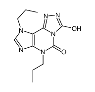 6,9-dipropyl-2H-[1,2,4]triazolo[3,4-f]purine-3,5-dione结构式