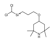Piperidine, 4-3-(dichloromethylsilyl)propoxy-2,2,6,6-tetramethyl-, hydrolyzed, polymd. Structure
