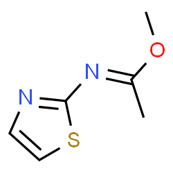 Ethanimidic acid,N-2-thiazolyl-,methyl ester结构式