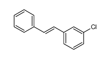 (E)-3-chlorostilbene结构式