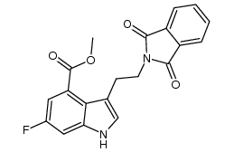 3-(2-(1,3-二氧代异吲哚啉-2-基)乙基)-6-氟-1H-吲哚-4-甲酸甲酯图片