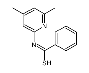 N-(4,6-dimethylpyridin-2-yl)benzenecarbothioamide结构式