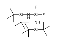 2-[tert-butyl-[[[[ditert-butyl(methyl)silyl]amino]-difluorosilyl]amino]-methylsilyl]-2-methylpropane Structure