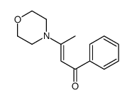 1-Phenyl-3-morpholino-2-butene-1-one Structure