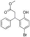 Methyl 3-(5-broMo-2-hydroxyphenyl)-3-phenylpropanoate结构式