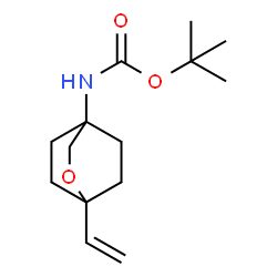 tert-butyl N-(1-vinyl-2-oxabicyclo[2.2.2]octan-4-yl)carbamate Structure