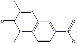 1,3-dimethyl-6-nitroquinolin-2(1H)-one Structure