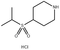 4-(propane-2-sulfonyl)piperidine hydrochloride structure