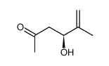5-Hexen-2-one, 4-hydroxy-5-methyl-, (S)- (9CI) structure