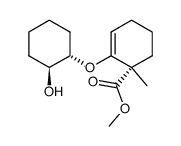 methyl (1S)-2-((1S,2S)-2-hydroxycyclohexan-1-yl)oxy-1-methyl-2-cyclohexen-1-carboxylate Structure