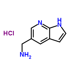 5-Aminomethyl-7-azaindole hydrochloride Structure