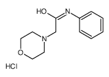 2-morpholin-4-yl-N-phenylacetamide,hydrochloride Structure