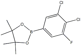 2-(3,4-二氯-5-氟苯基)-4,4,5,5-四甲基-1,3,2-二氧硼烷图片