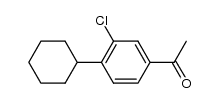 3'-chloro-4'-cyclohexylacetophenone Structure