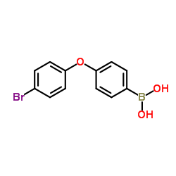 4-(4-Bromophenoxy)phenylboronic acid结构式
