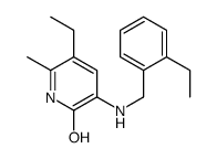 5-ethyl-3-[(2-ethylphenyl)methylamino]-6-methyl-1H-pyridin-2-one Structure