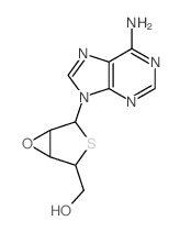 Adenine,9-(2,3-anhydro-4-thio-b-D-lyxofuranosyl)- (8CI)结构式