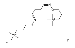 trimethyl-[3-[(E)-[(4E)-4-[3-(trimethylazaniumyl)propoxyimino]butylidene]amino]oxypropyl]azanium,diiodide Structure
