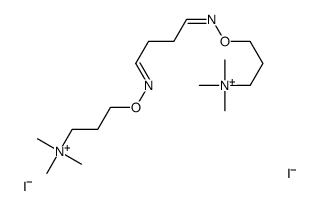 trimethyl-[3-[(E)-[(4E)-4-[3-(trimethylazaniumyl)propoxyimino]butylidene]amino]oxypropyl]azanium,diiodide结构式