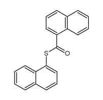[1]thionaphthoic acid S-[1]naphthyl ester Structure