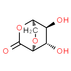 D-Mannonic acid, 2,6-anhydro-, delta-lactone (9CI) structure