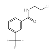 Benzamide,N-(2-chloroethyl)-3-(trifluoromethyl)-结构式