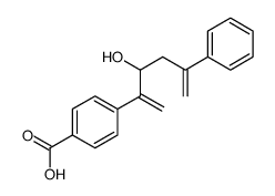 4-(3-hydroxy-5-phenylhexa-1,5-dien-2-yl)benzoic acid结构式