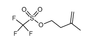 3-methylbut-3-en-1-yl trifluoromethanesulphonate结构式