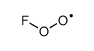 Dioxygen monofluoride Structure