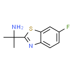 2-Benzothiazolemethanamine,6-fluoro-alpha,alpha-dimethyl-(9CI)结构式