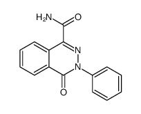 4-Oxo-3-phenyl-3,4-dihydro-1-phthalazinecarboxamide Structure