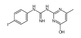 1-(4-iodophenyl)-2-(6-methyl-4-oxo-1H-pyrimidin-2-yl)guanidine Structure