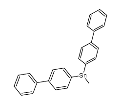 (CH3)2Sn(C6H4-p-C6H5)2结构式