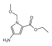 1H-Pyrrole-2-carboxylicacid,4-amino-1-(methoxymethyl)-,ethylester(9CI)结构式