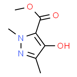 1H-Pyrazole-5-carboxylicacid,4-hydroxy-1,3-dimethyl-,methylester(9CI) Structure